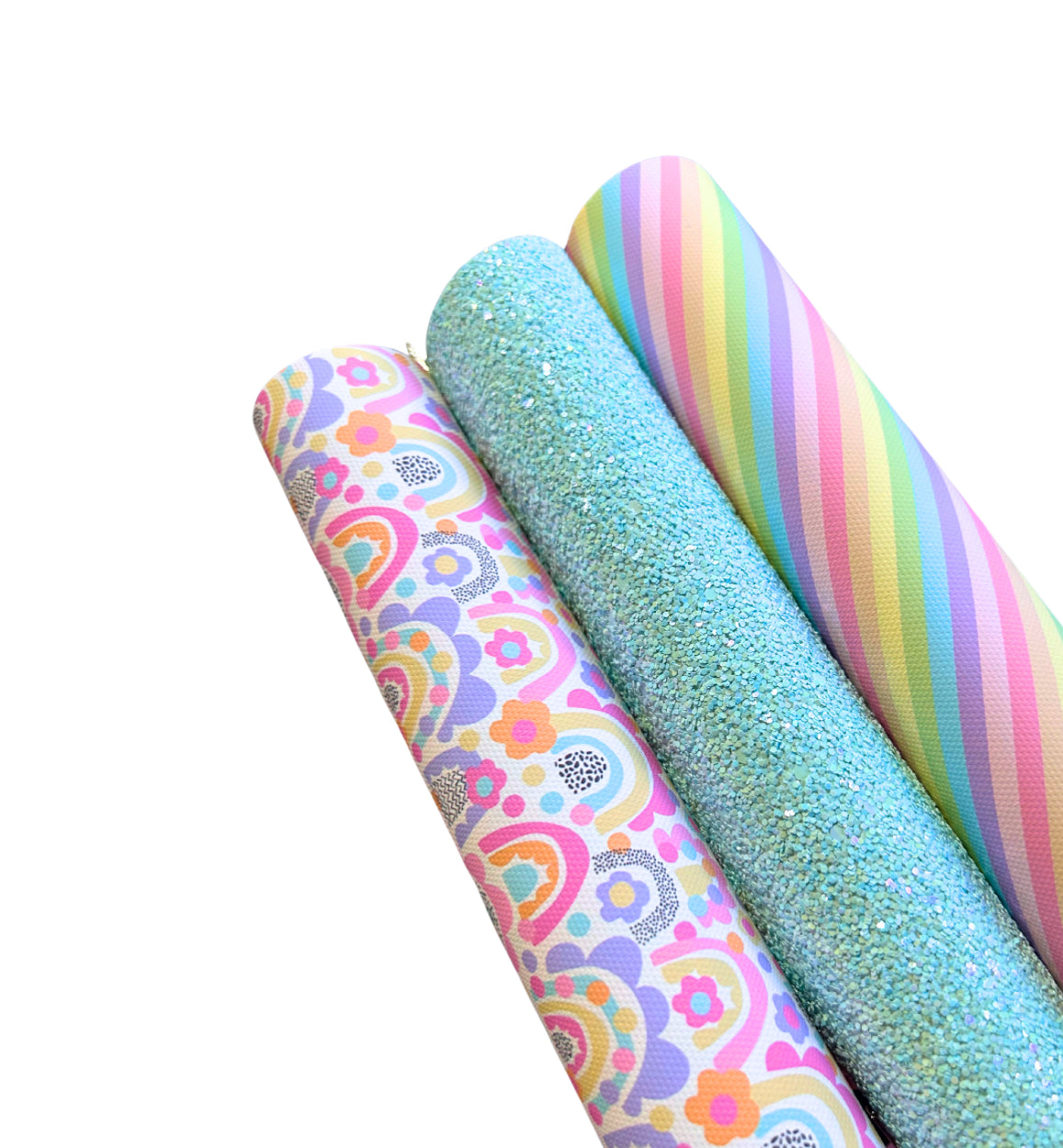 Fiver Friday 3 piece Rainbow themed fabric set