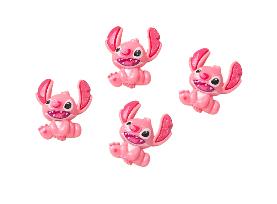 Pink alien animal flatback embellishments