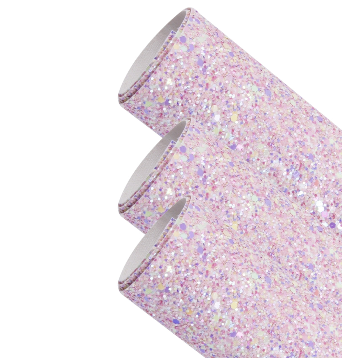 Dreamy Violet chunky glitter fabric A4