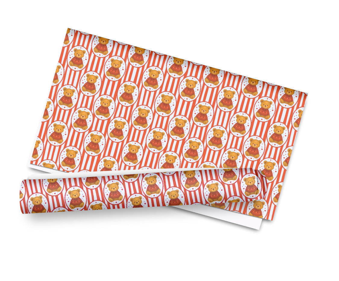 Teddy frame printed premium canvas fabric A4