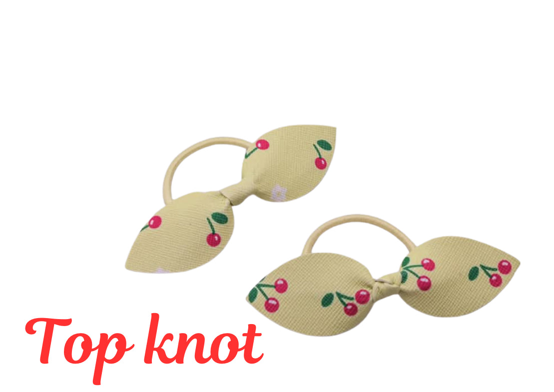 Top knot plastic tie hair bow templat