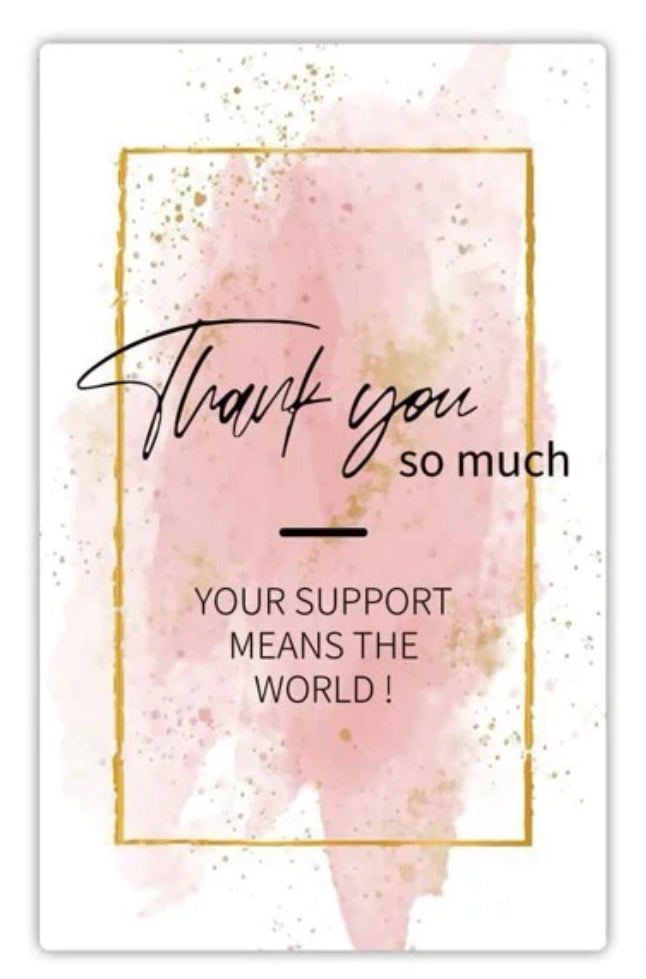 10 x Thankyou label box seal stickers