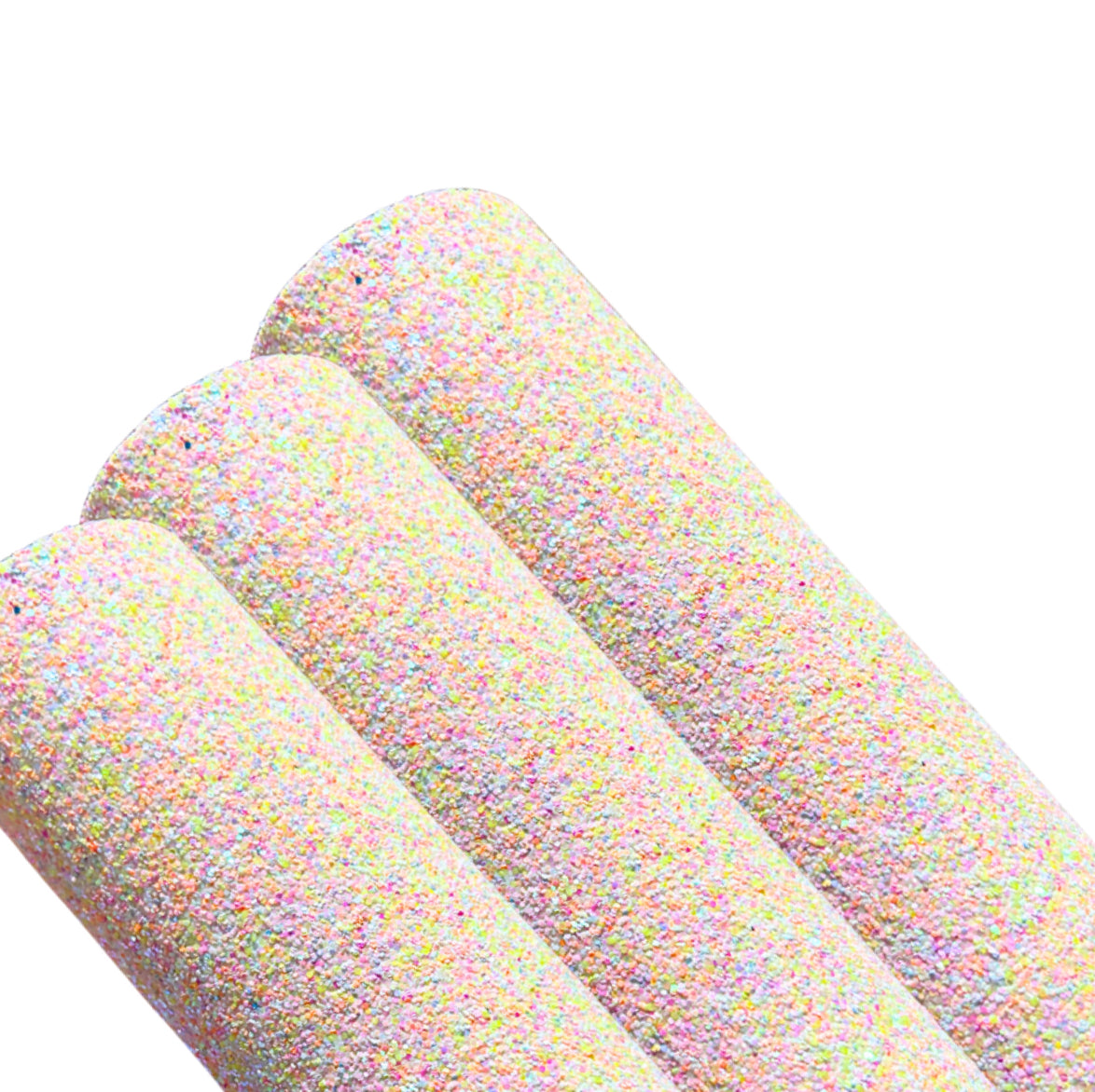 Sherbet Candy chunky glitter fabric A4