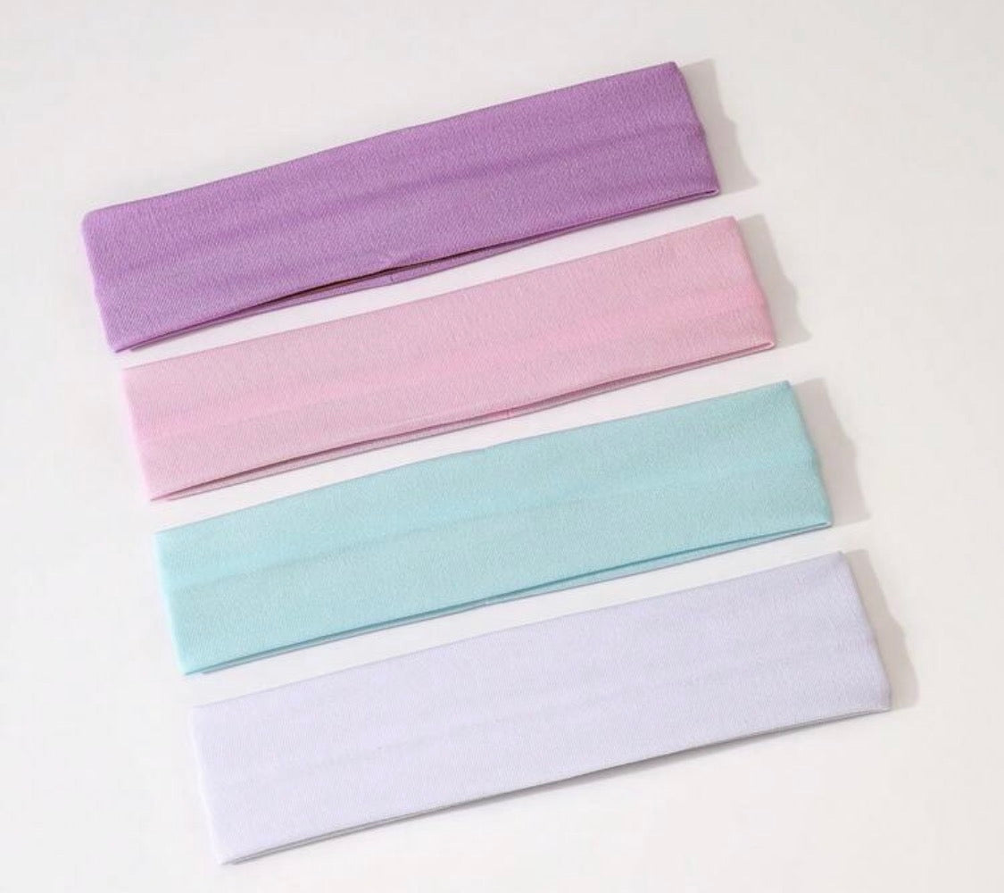 Super soft wide plain nylon strip headbands