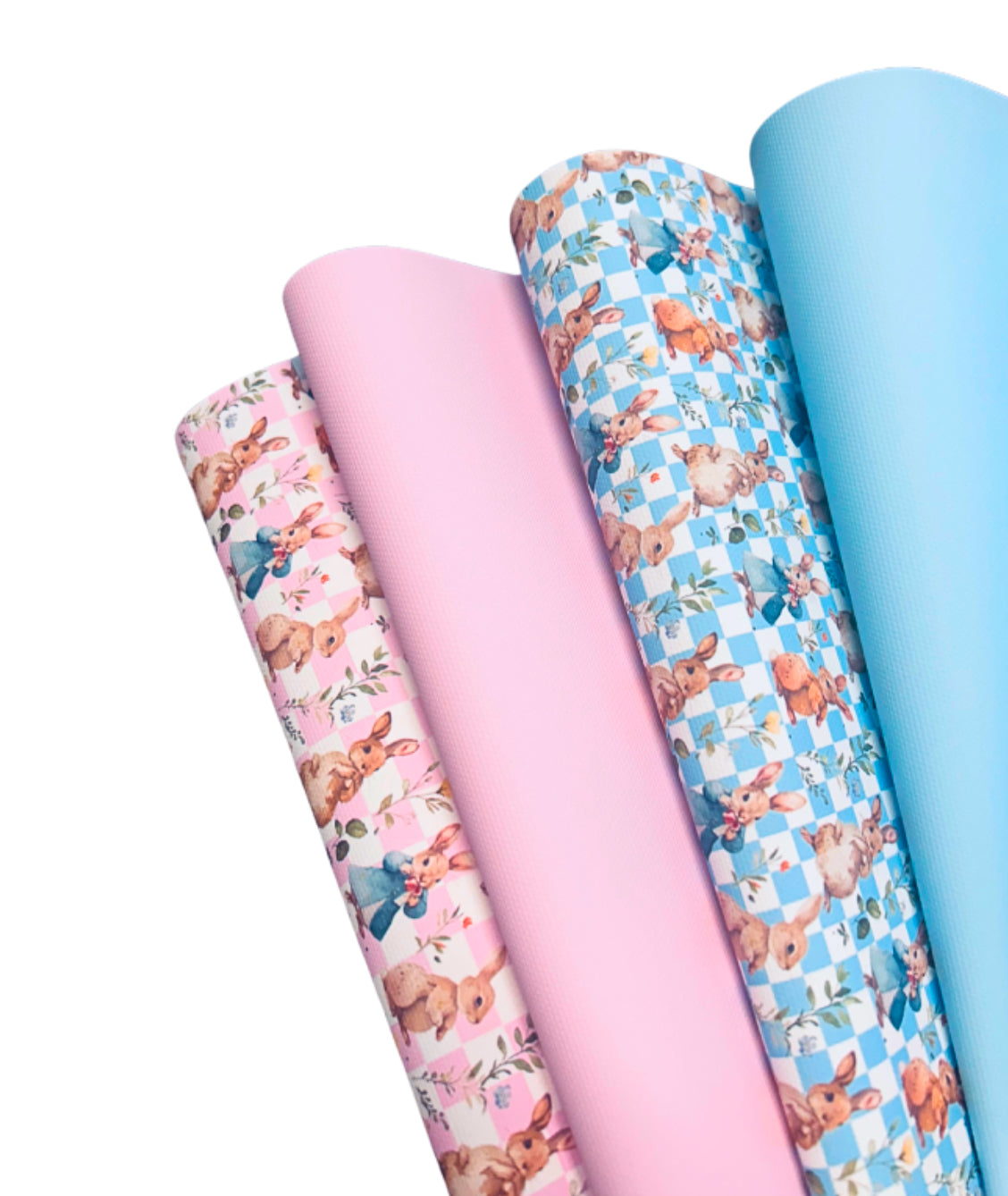 Stunning Bunny themed canvas fabric A4