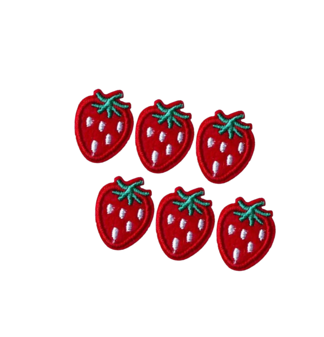 Ready to ship Strawberry feltie embellishments
