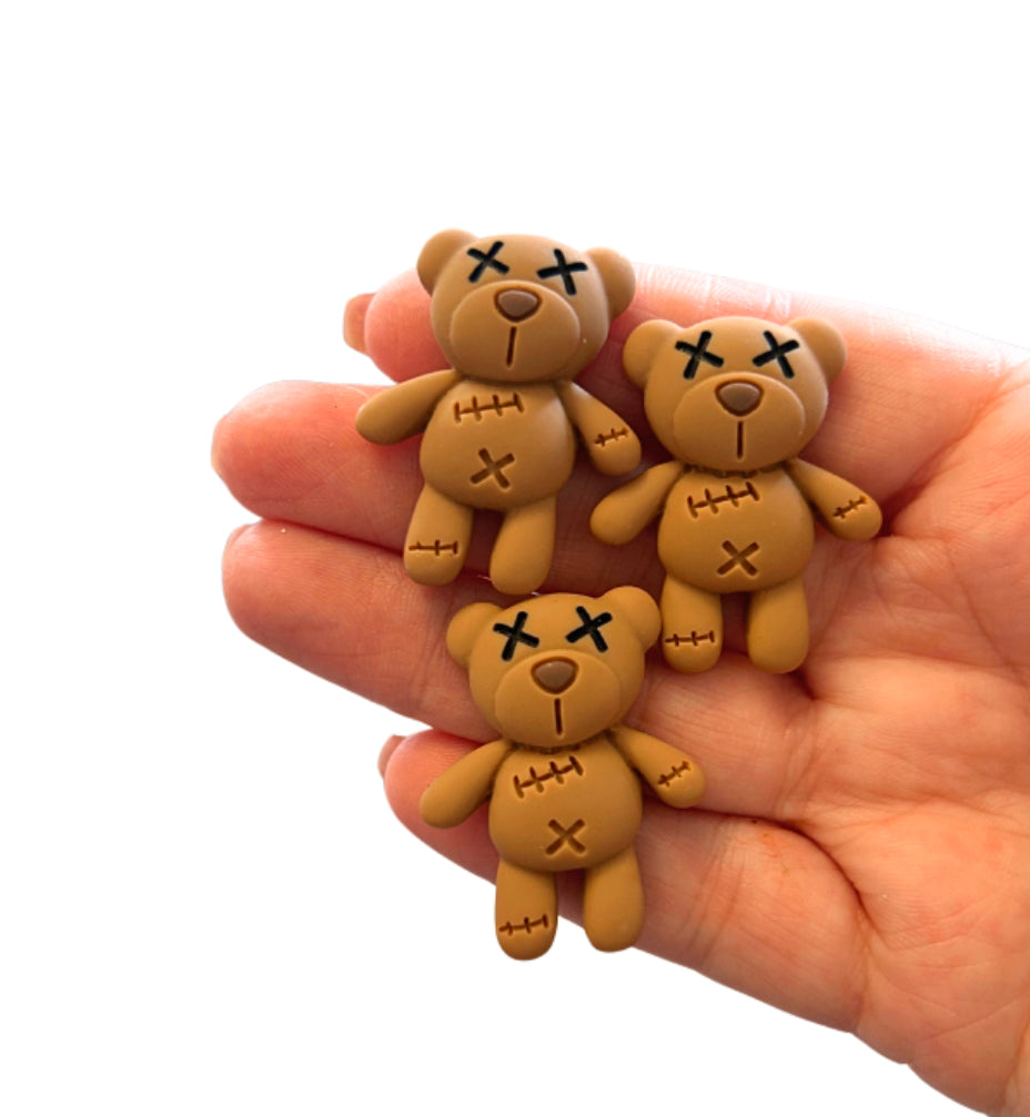Cute Teddy bear flatback embellishments