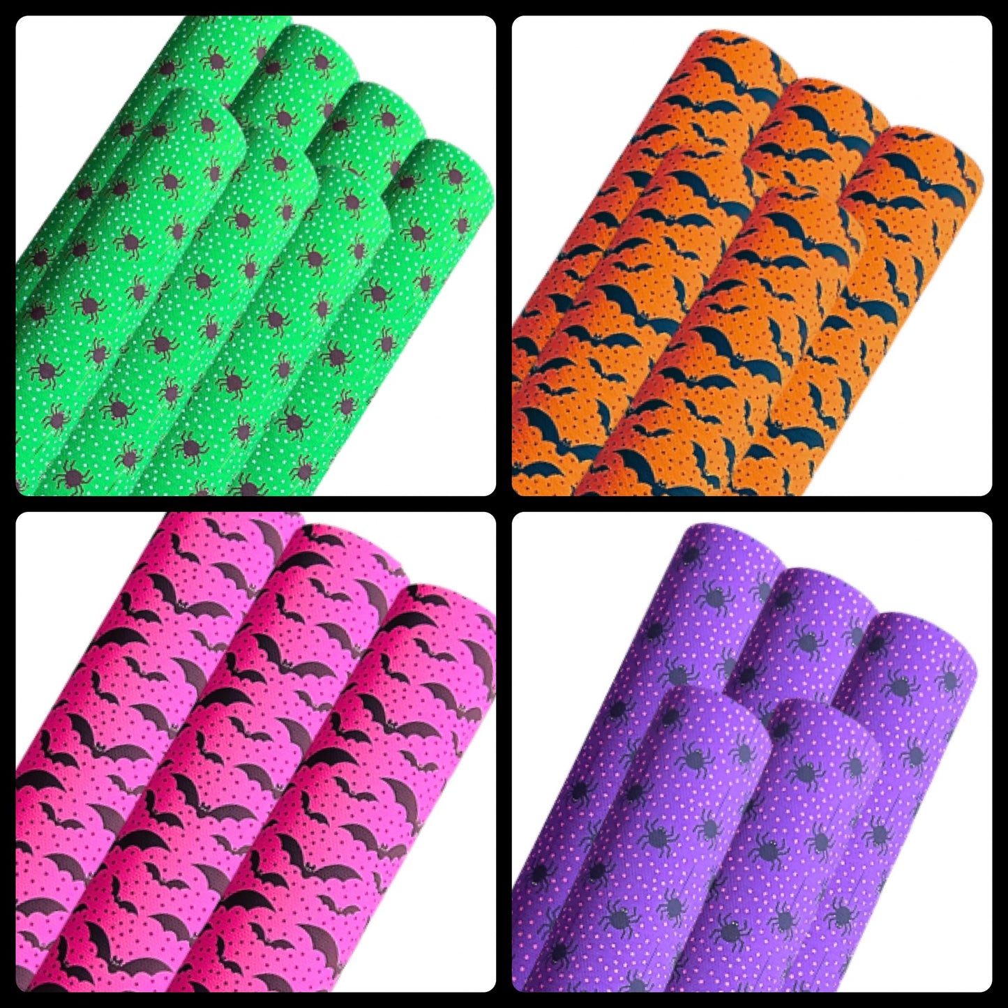 SPECIAL OFFER PACK 4x spooky canvas fabric set