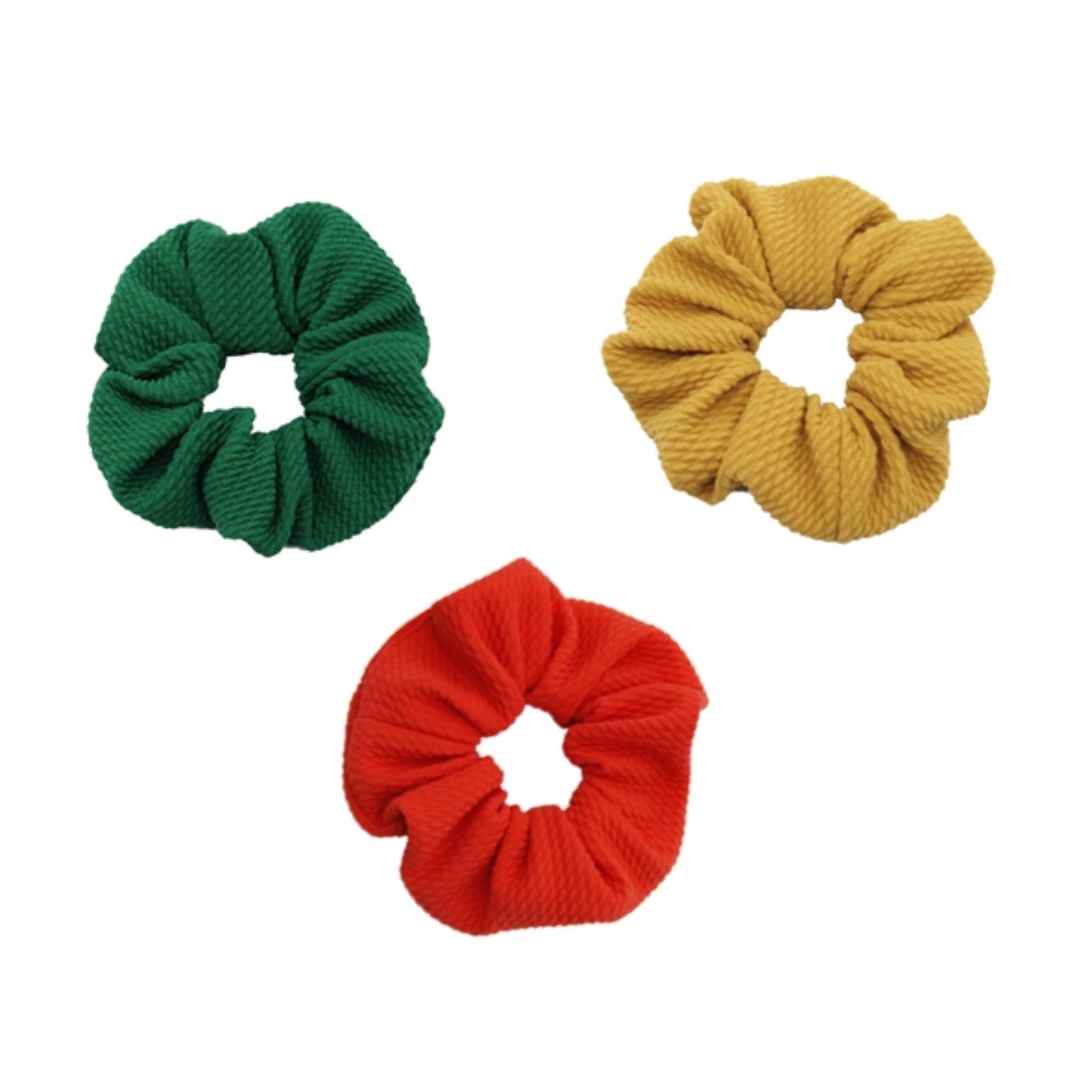 Bullet Fabric scrunchies (3 colours)