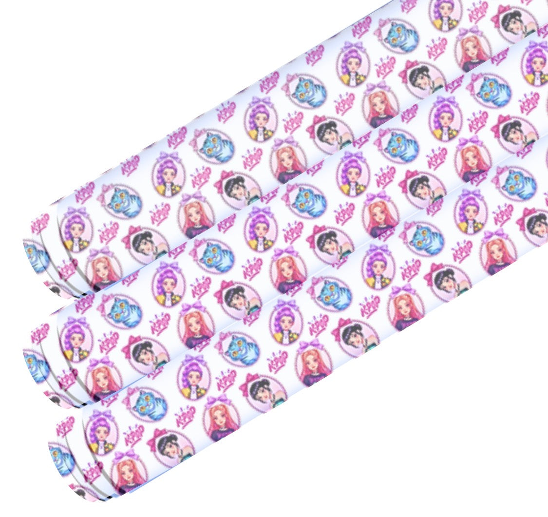 Canvas printed fabric A4 k pop
