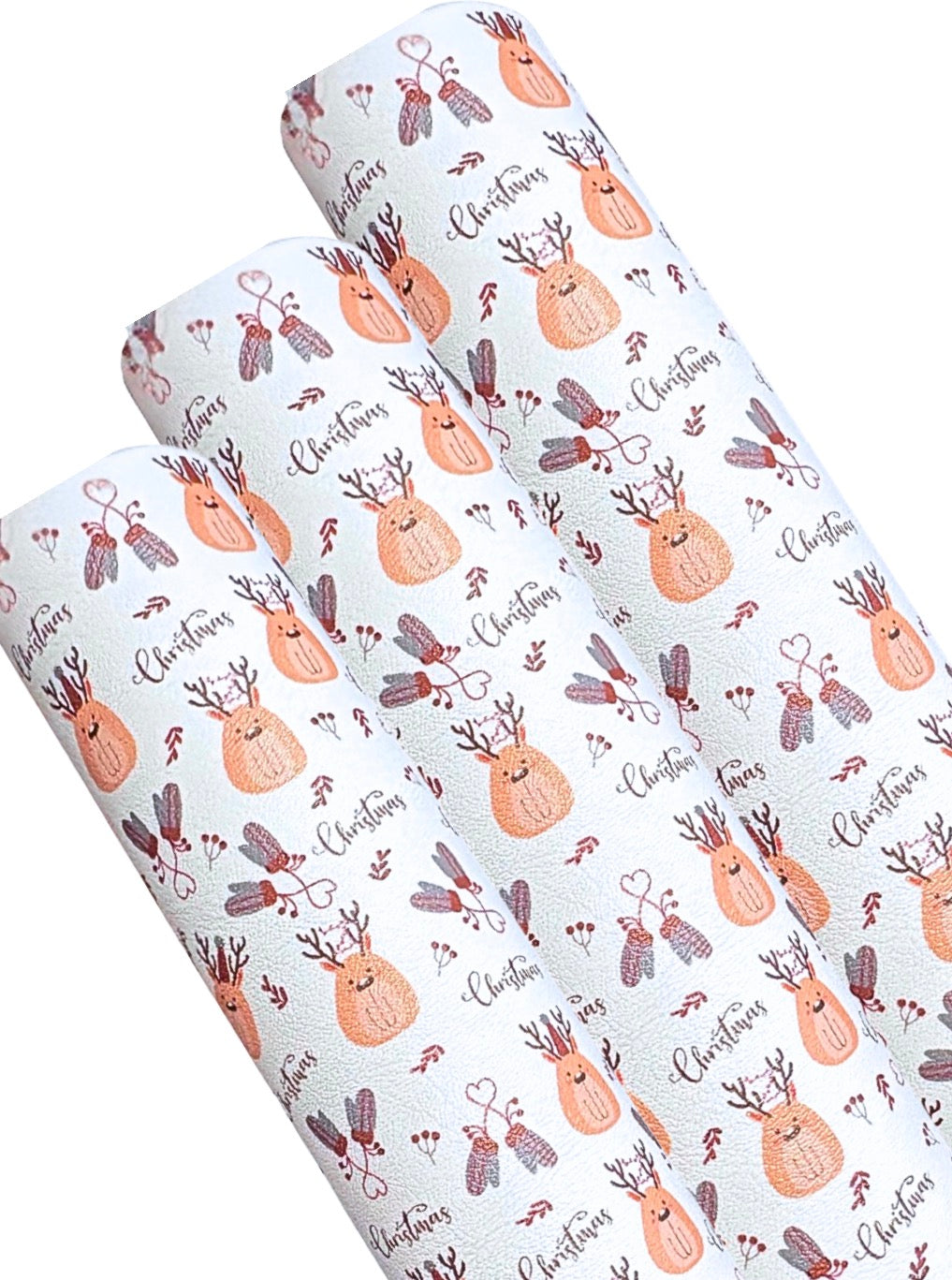 Festive Reindeer Fabric A4