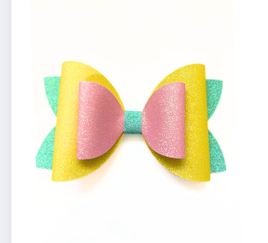 JUMBOW double looped Plastic plastic hairbow template 5.5”