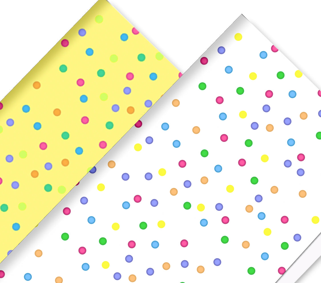 CIN Bear spotty printed canvas hair bow making sheet A4
