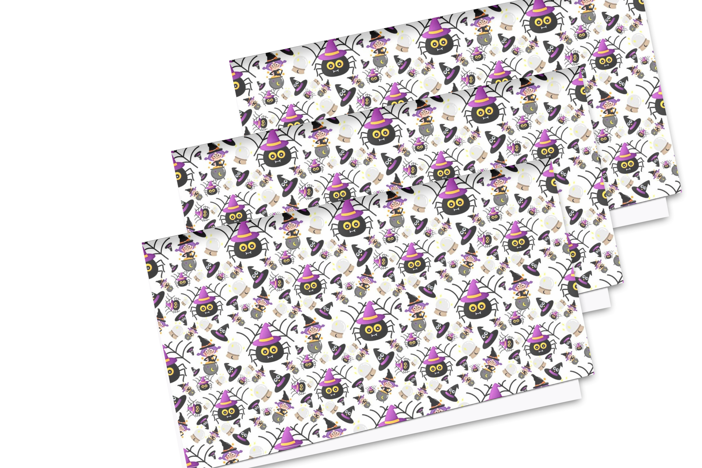 Halloween spider printed premium canvas fabric fabric A4