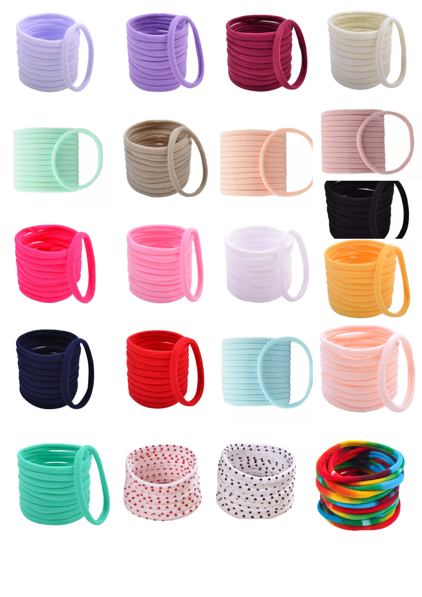 Super soft nylon headbands