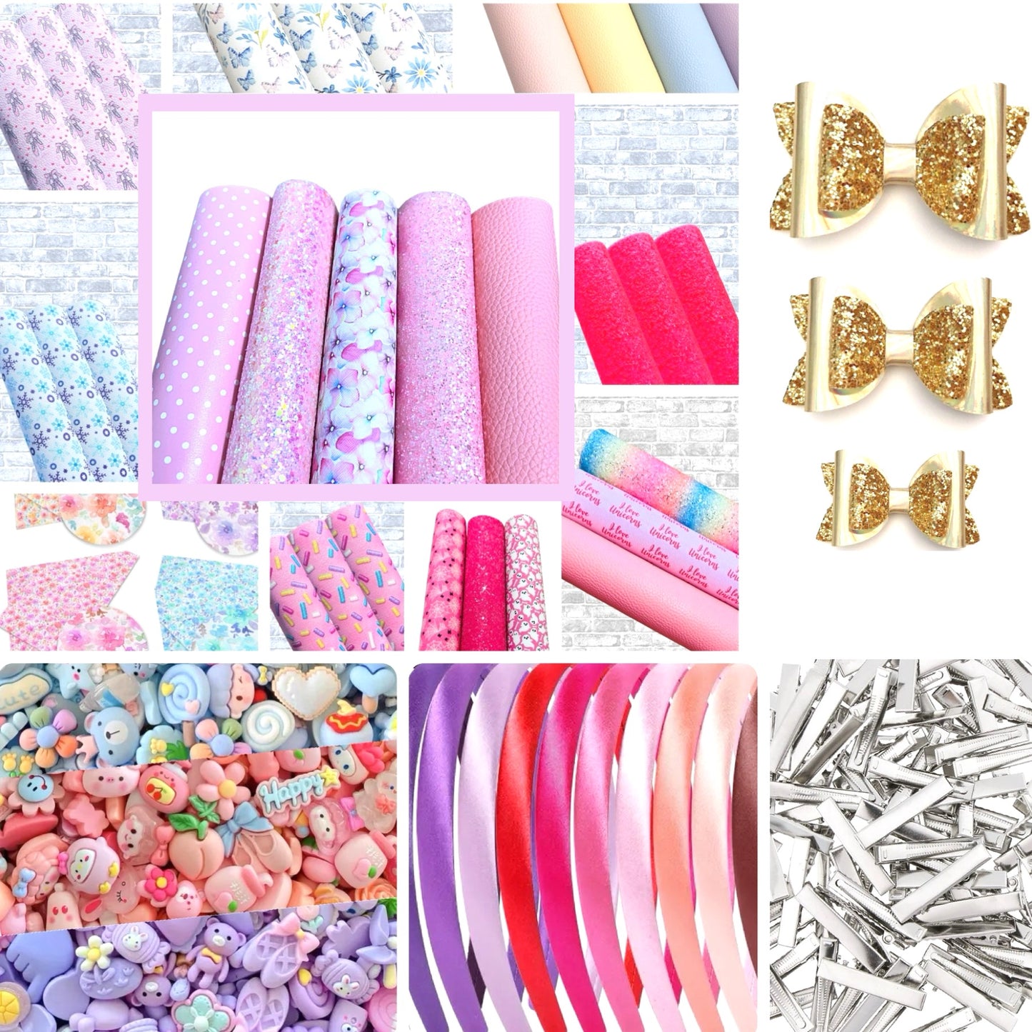 Hair bow making starter pack