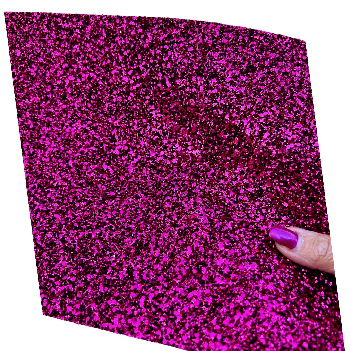 Berries glitter fabric A4