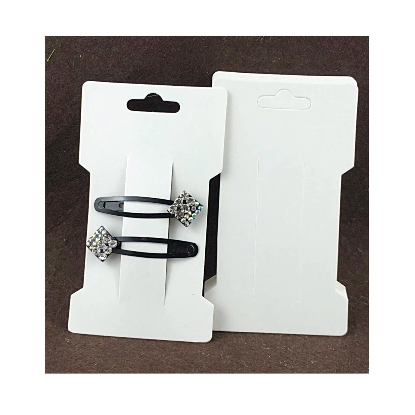 10 x white 4.75” bow display cards