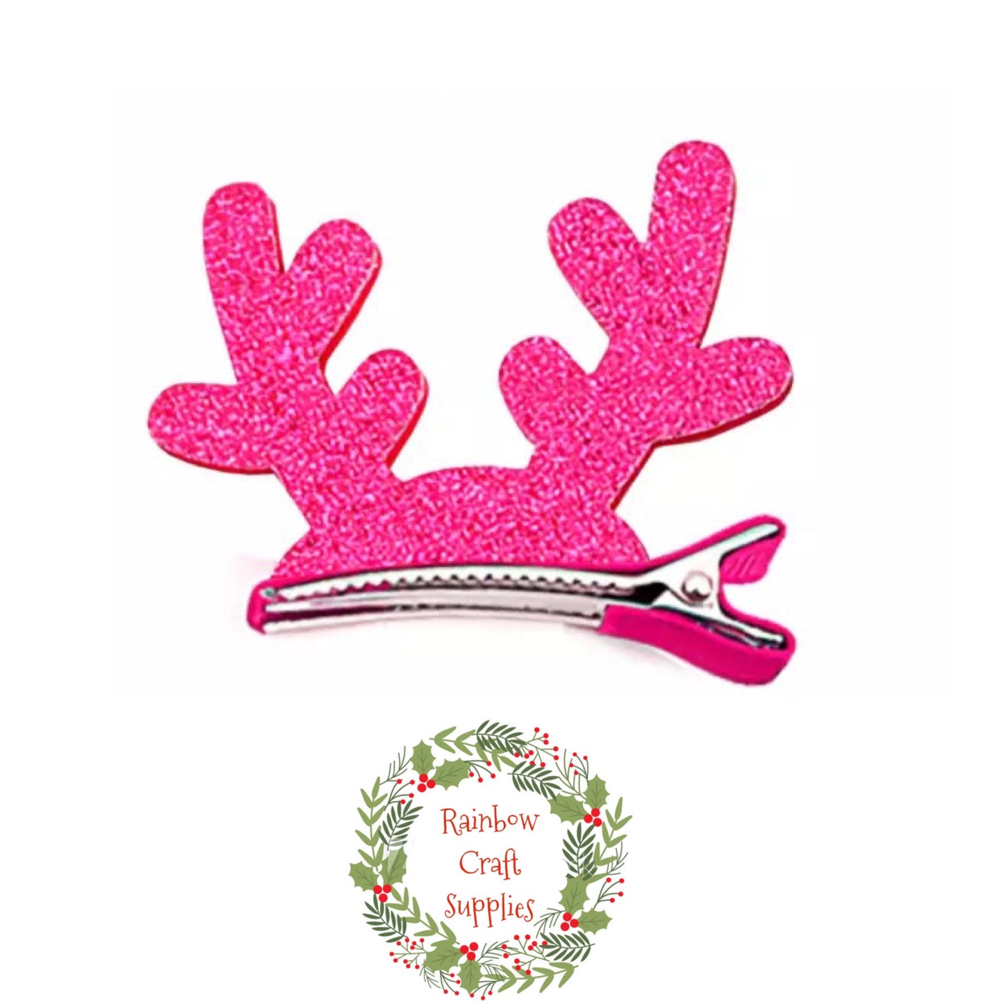 Antler theme hair bow templates template