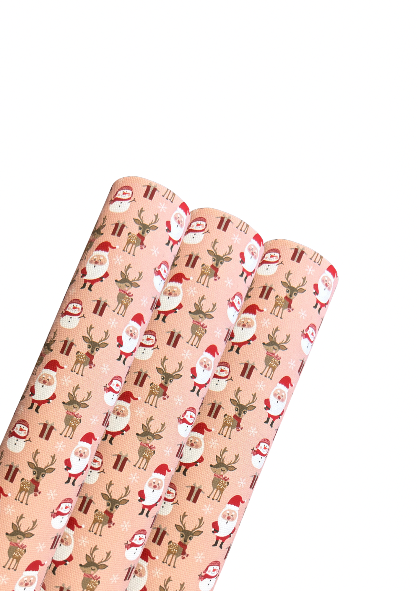 Rendeer festive themed printed canvas  fabric