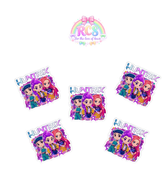 Demon Star pop laser cut flat back embellishments x 4