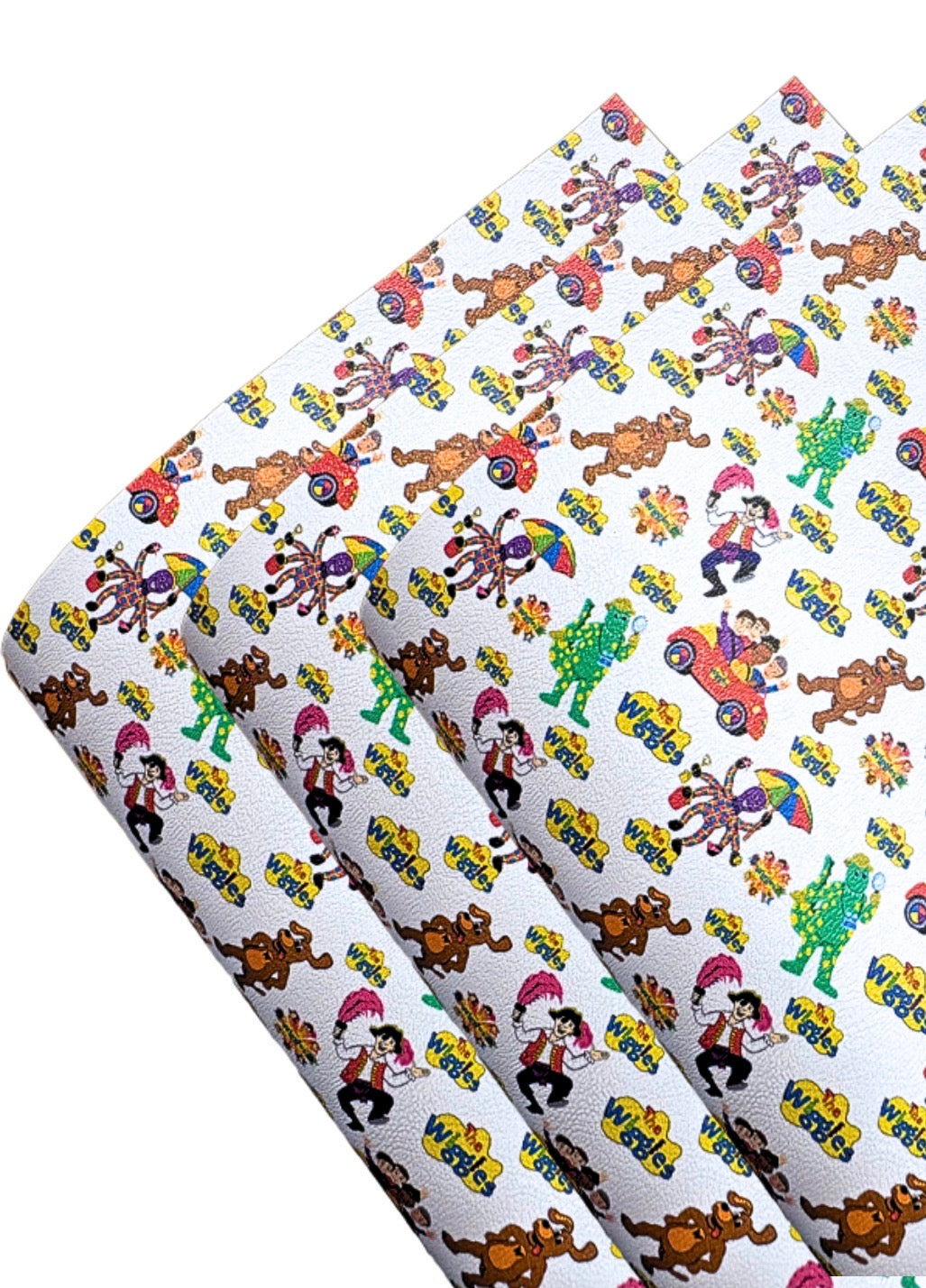 Canvas printed fabric A4 wiggle Gang