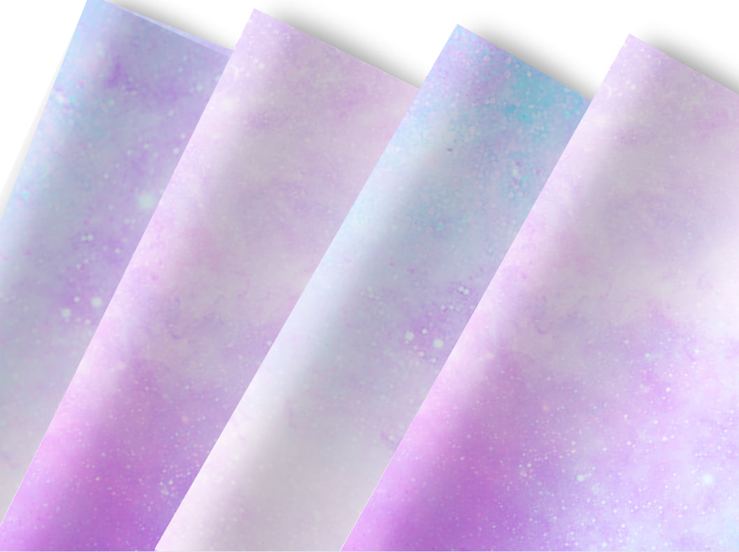 Fairy Dust theme printed canvas fabric A4