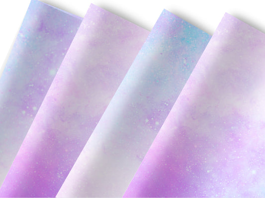 Fairy Dust theme printed canvas fabric A4