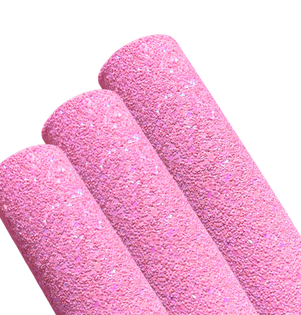 Matte Hot pink chunky glitter fabric A4