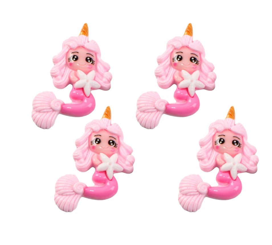 Mermaid flatback Embellishments 20 x 33mm