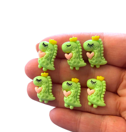 Dinosaur flatback embellishments x 4