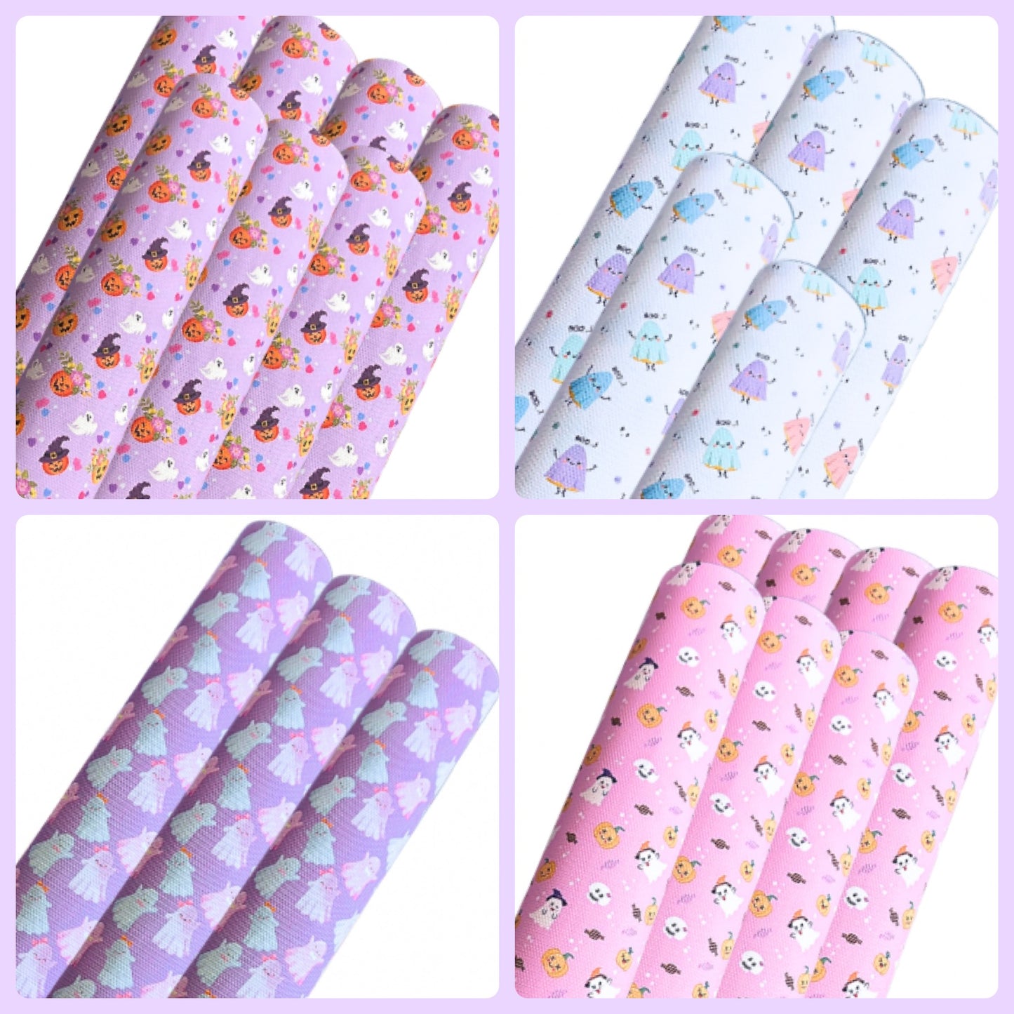 SPECIAL OFFER PACK 4x spooky canvas fabric set