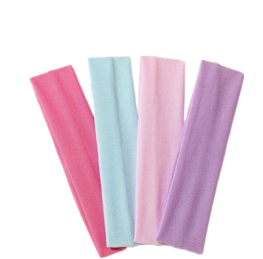 Super soft wide plain nylon strip headbands