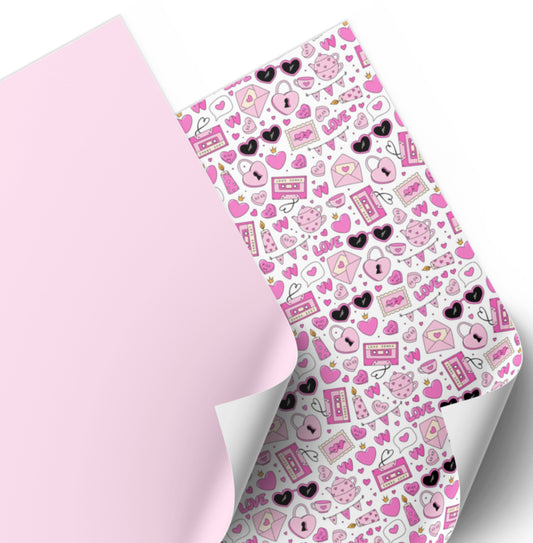 A4 Pop Girls two piece canvas fabric set