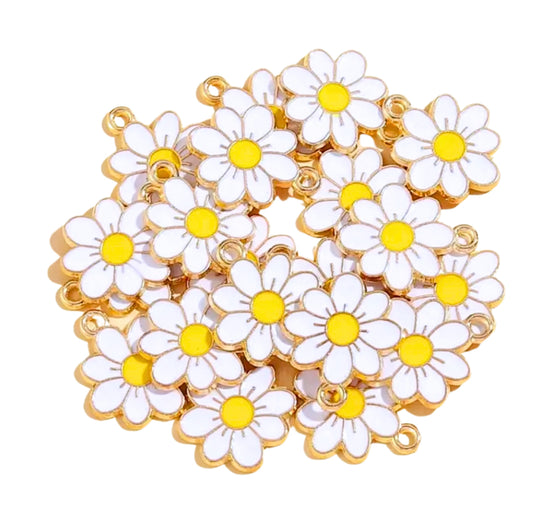 Summer Daisy charms 18mm