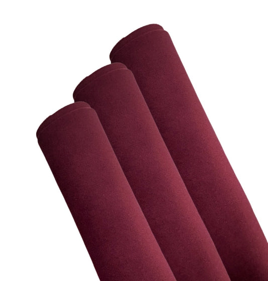 Velvet fabric A4 Burgundy