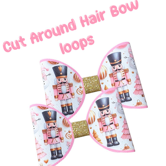 7 Nutcracker Cut around Hair-bows 3.5”