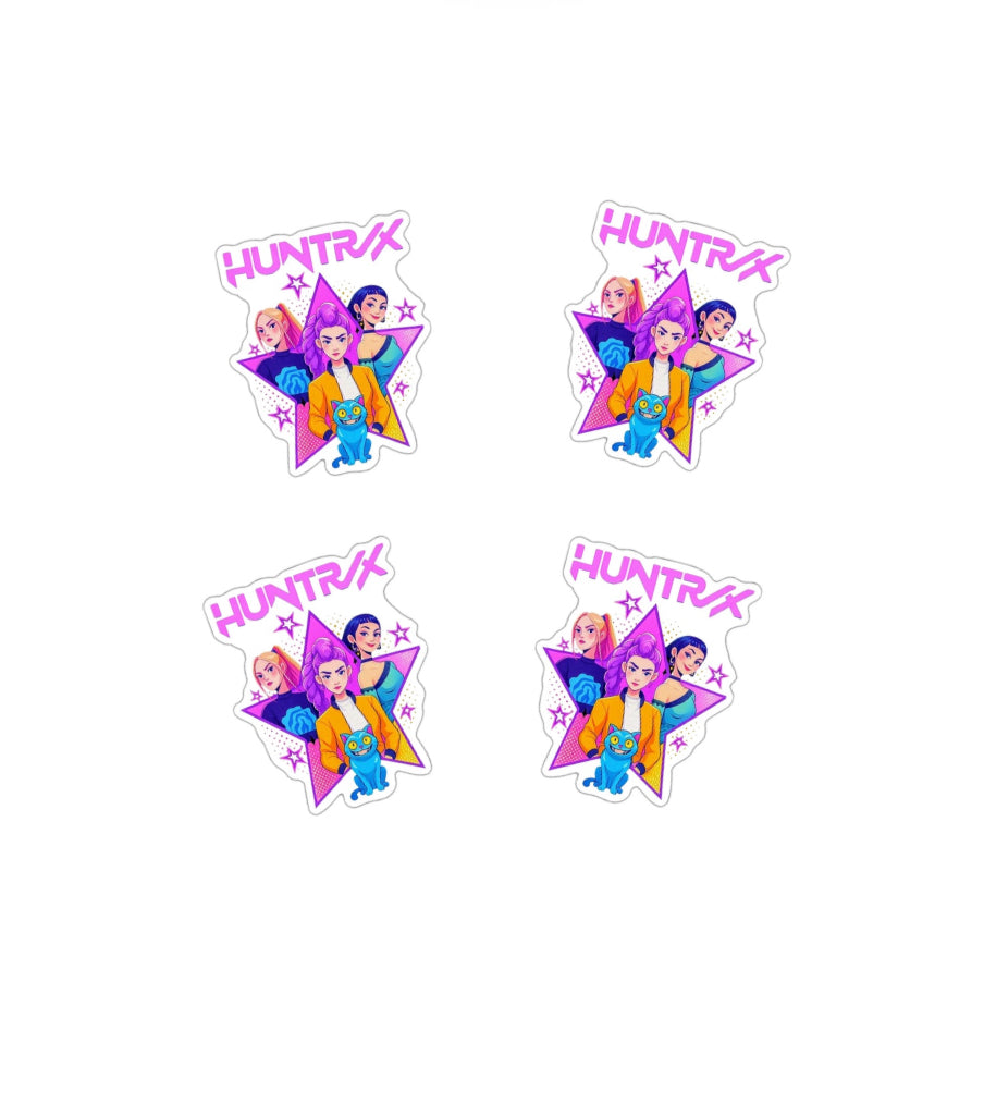 Demon Star pop laser cut flat back embellishments x 4