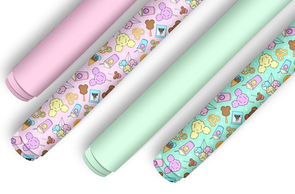 4 x Princess kingdom   printed  canvas  fabric A4