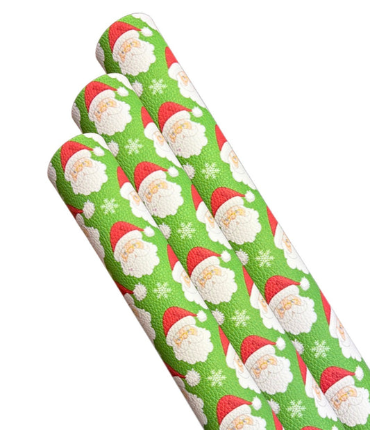 Sweet Santa Leatherette fabric A4