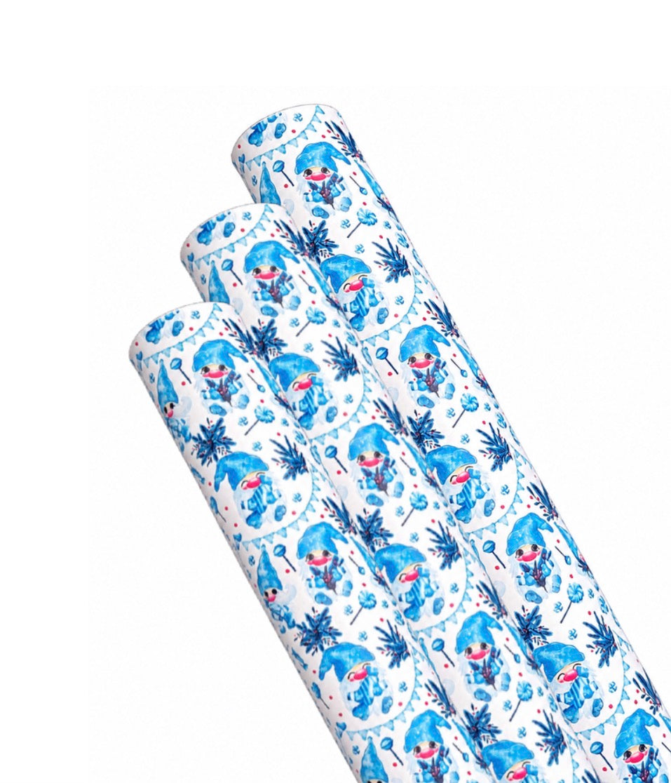 Frostie Gonks Leatherette fabric A4