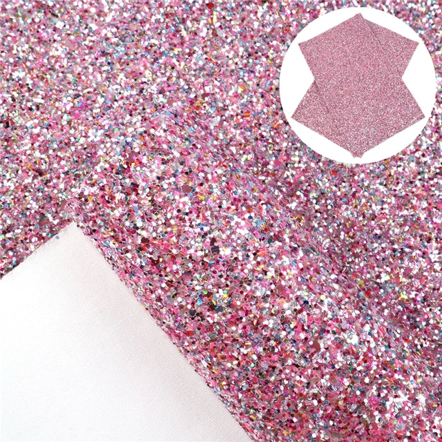 Holywood chunky glitter fabric A4