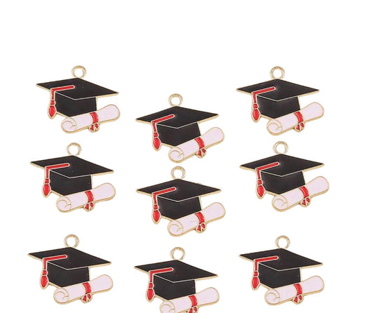 Graduation Enamel charms 1.5x 2.7cm