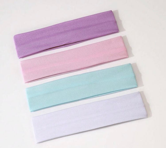 Super soft wide plain nylon strip headbands