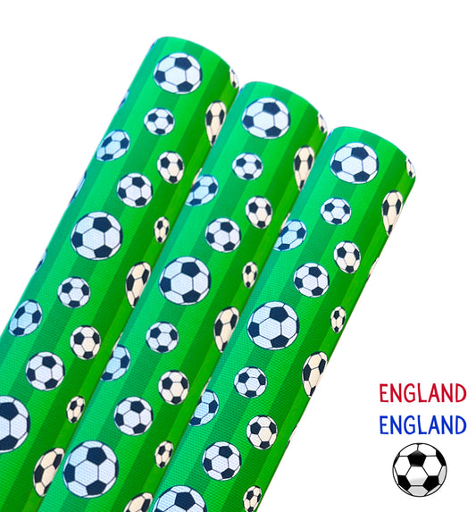 Football patterned printed canvas fabric A4