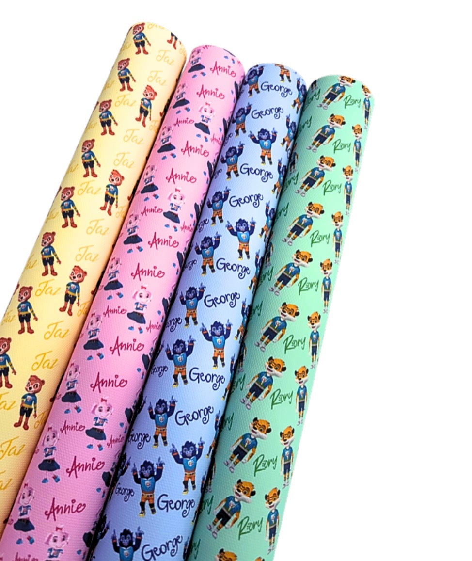 Holiday Squad Canvas  Fabric A4