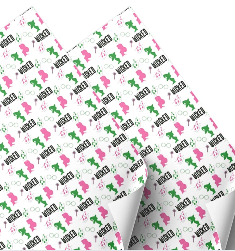 A4 Good witch  canvas fabric