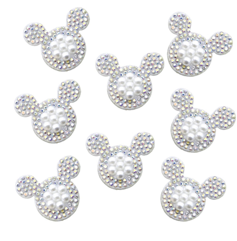 Rhinestone Pearl Mouse embellishments