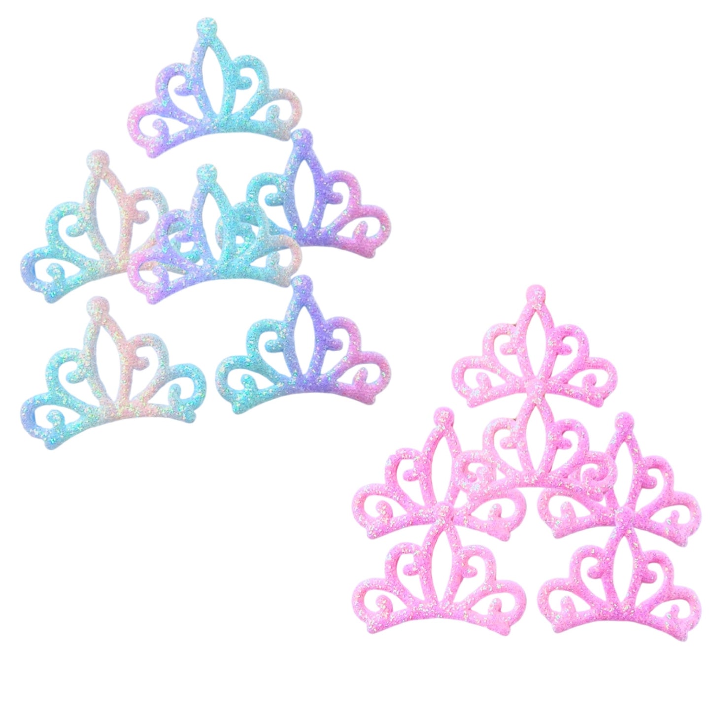 Crown /Tiara glitter appliqué embellishments