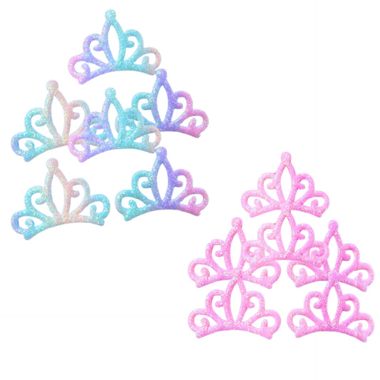 Crown /Tiara glitter appliqué embellishments